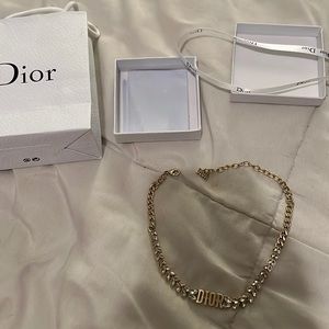 Christian Dior Jadior choker necklace preowned-